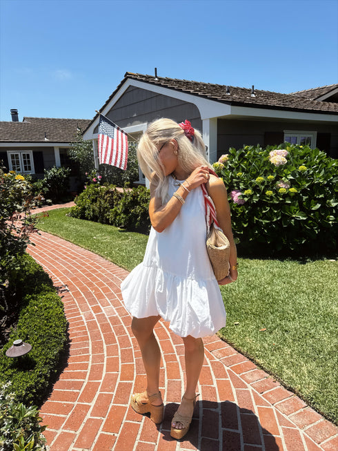 Zoe Dress// White